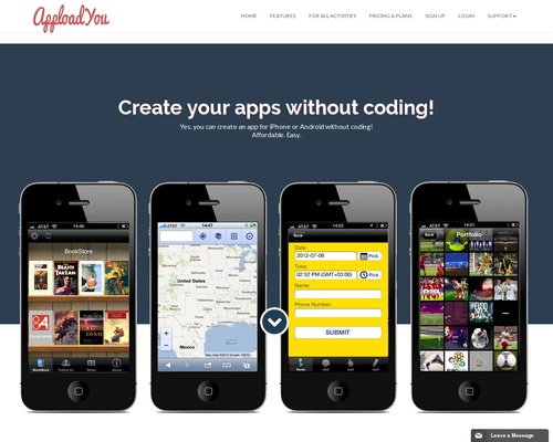  Apploadyou – Créateur d'applications mobiles en ligne | Apploadyou