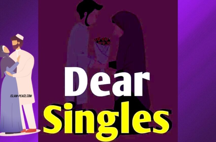  DEAR SINGLES – Don’t worry if you are single | Spouse