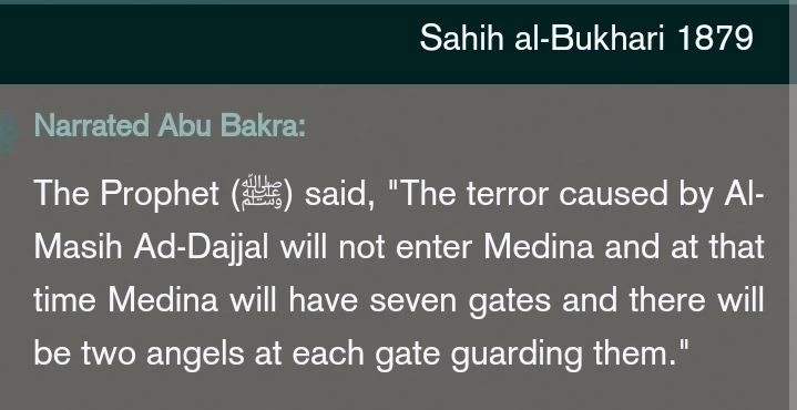 Hadith of Link Between 7 Gates of Madina and Dajjal Came True