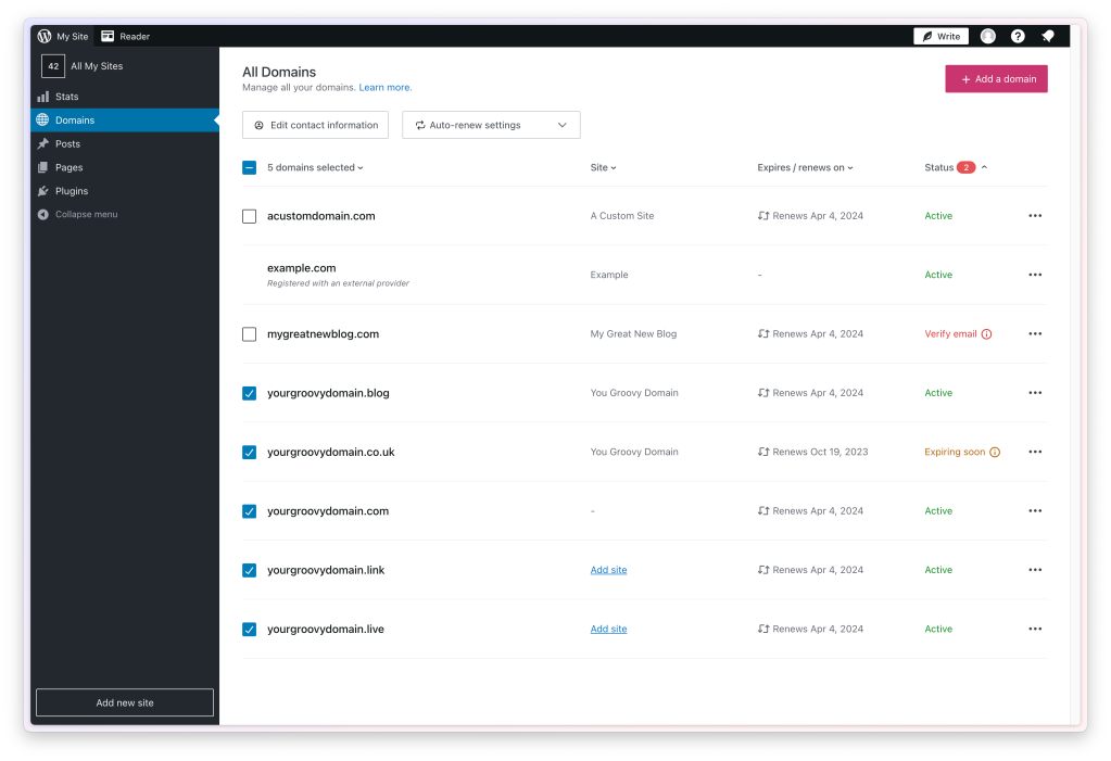 Managing Domains on WordPress.com Has Never Been Better