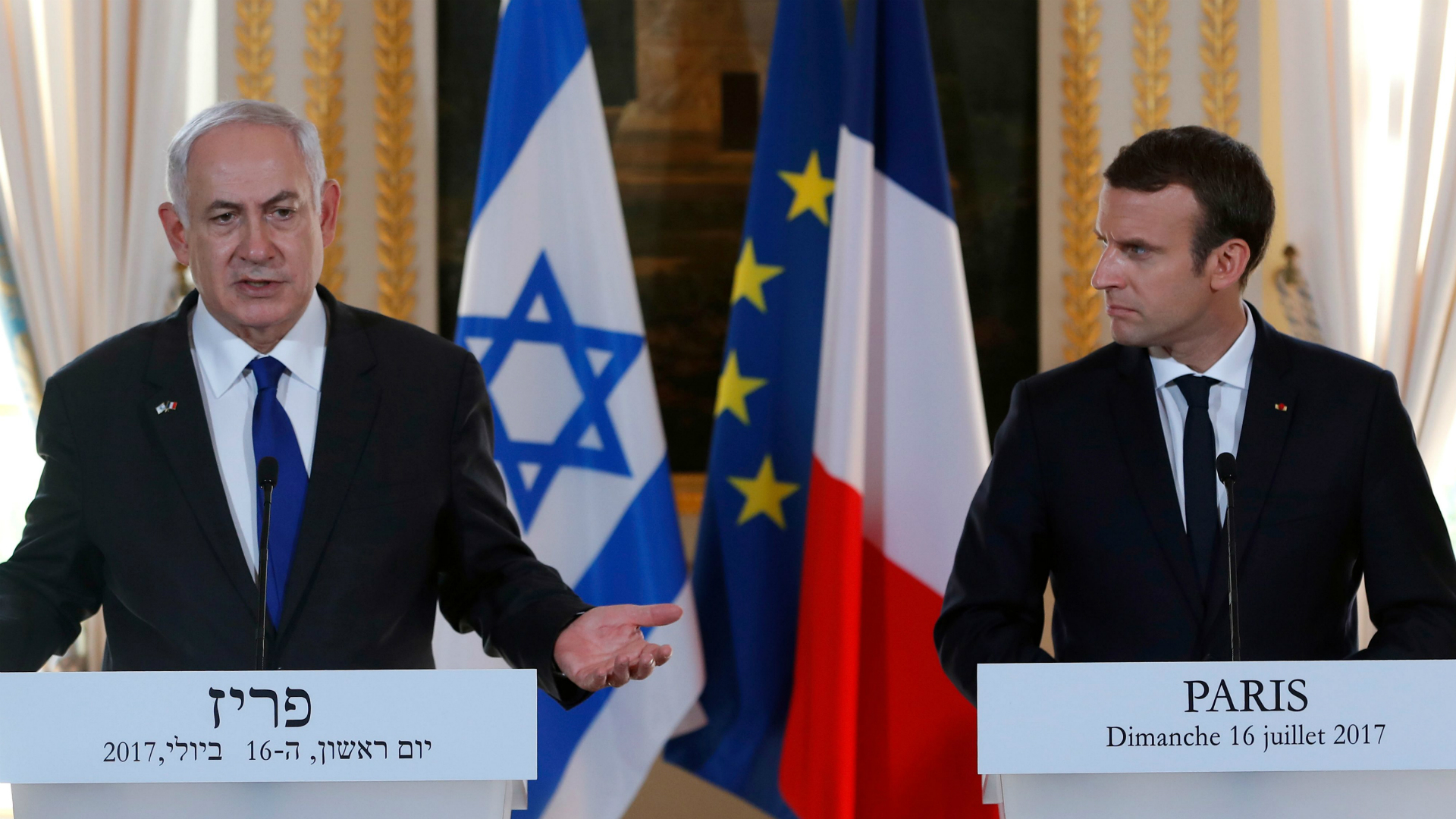 Israel Was Created By a UN Decision, French President Reminds Netanyahu