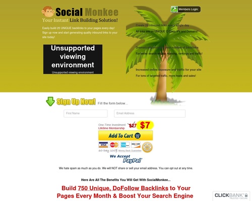 Powerful Link Building Site Over 100k Members! SocialMonkee Rocks!