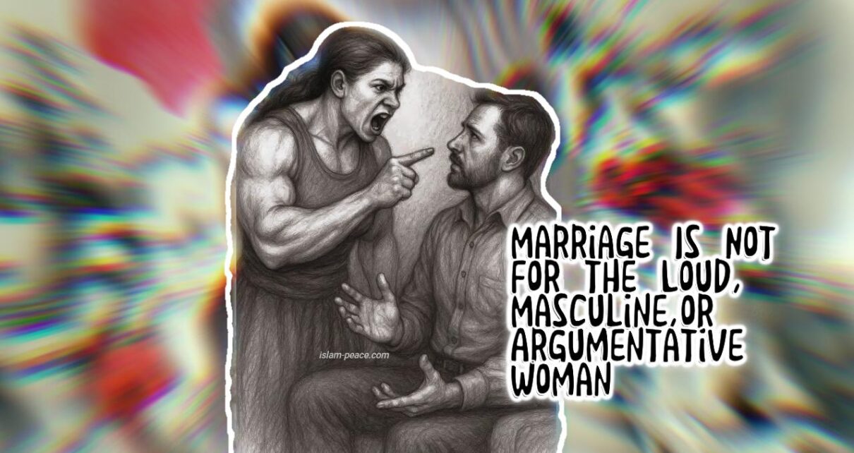Marriage Is Not for the Loud, Masculine, or Argumentative Woman