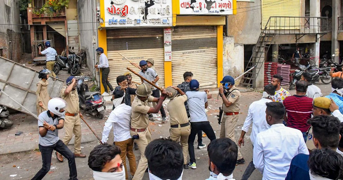 Muslim shops, houses attacked in Gujarat’s Bahyal village over hateful post by VHP leader
