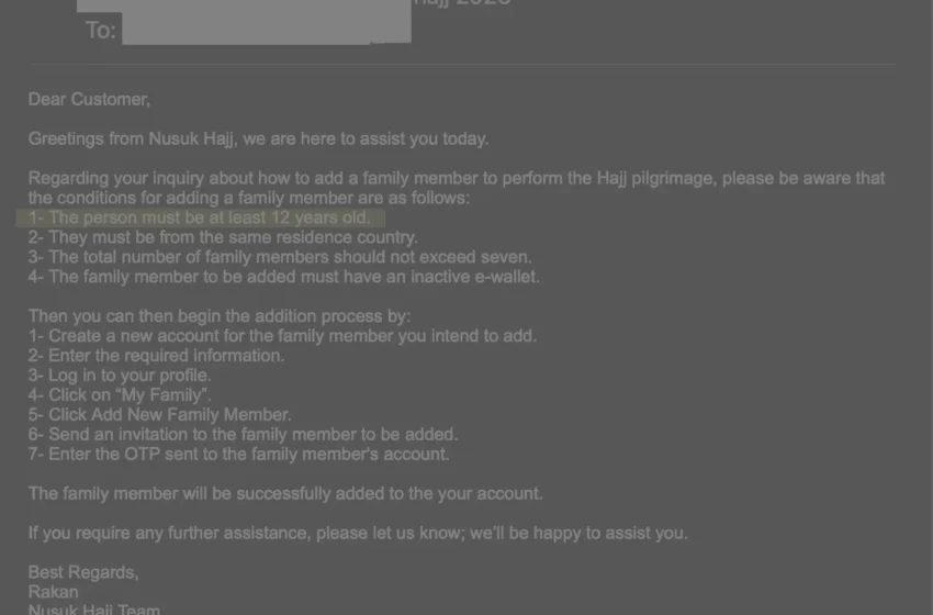  Saudi Arabia Bans Children Under 12 from Hajj 2026 Due to Heat Risks