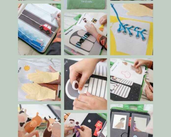  Hajj and Eid-ul-Adha – Fabric Quiet Book for Muslim Kids