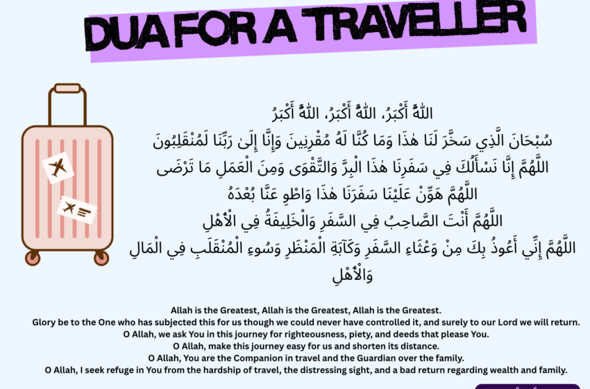  Dua For A Traveller-Authentic Supplications On A Journey