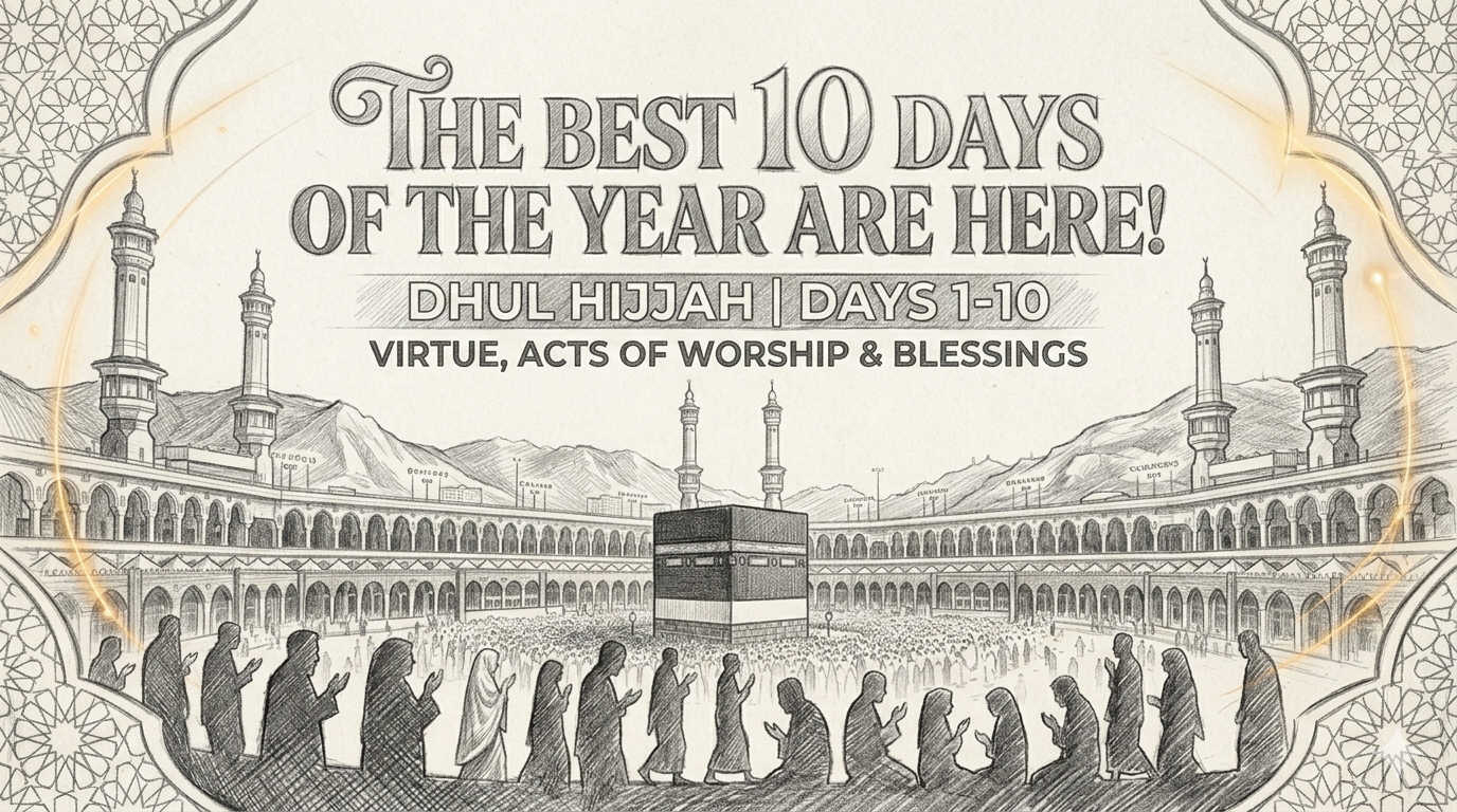 The Best 10 Days Of The Year-Dhul Hijja Is Here.