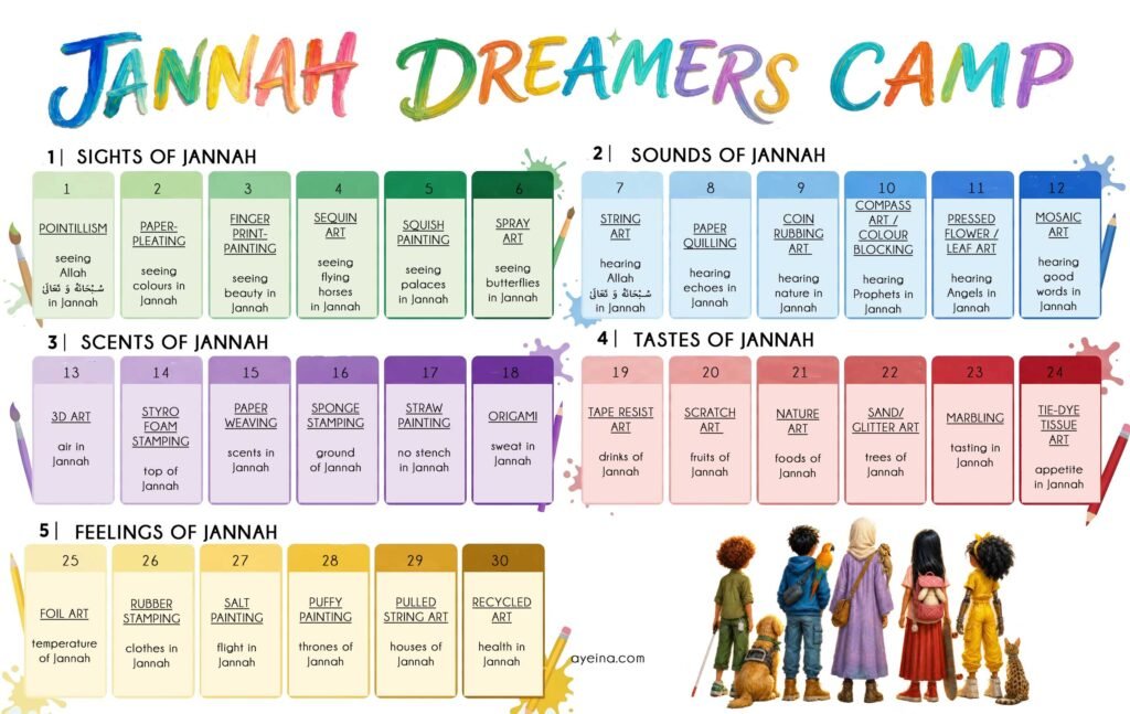 Jannah Dreamers Art Camp for Muslim Kids